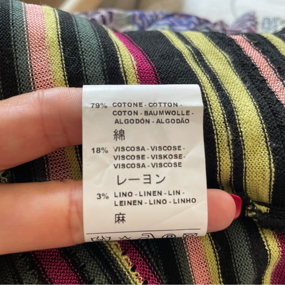 Missoni Multicolor Open-Front Sweater - Picture 10 of 10